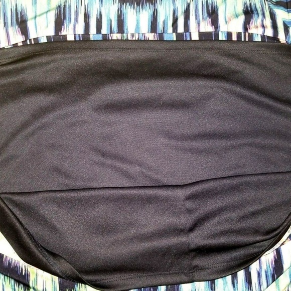 New Jessica Howard Womens Dress 14W Blue Stretch 3/4 Sleeve Plus Size - Picture 7 of 8